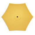 Gan Eden UM90BKOBD33YLW 9 ft. Yellow Market Umbrella GA2516207
